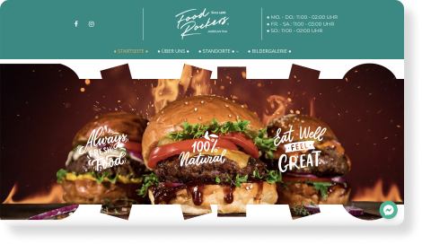 Mono Best Website Competition - Visuals - Parallax Effects - Food Rockers