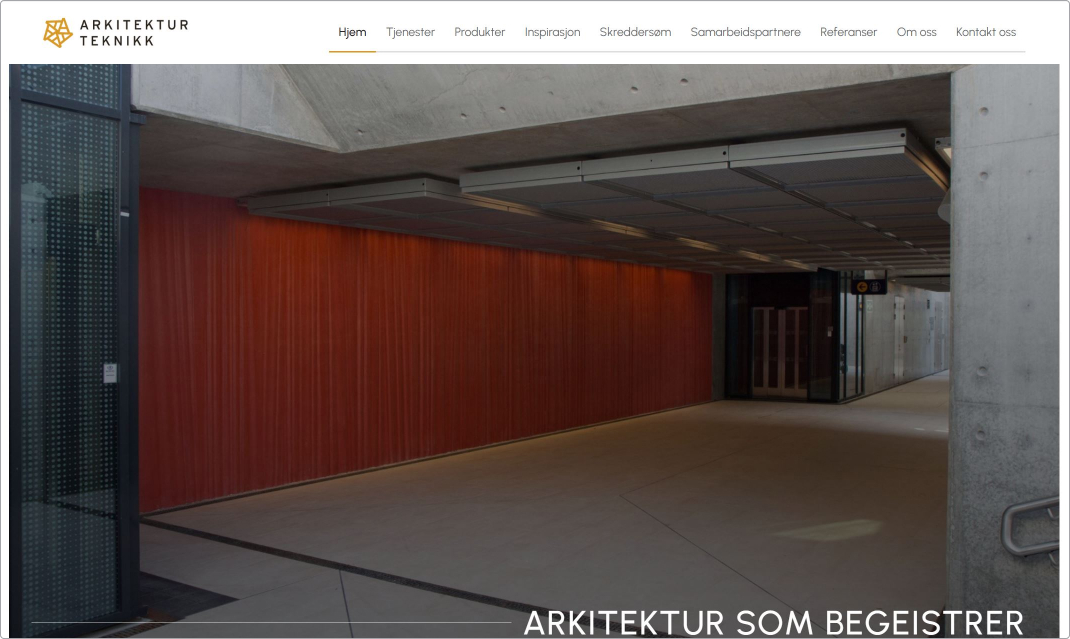 Mono - Best Website Competition Showcase - Arkitekturteknikk AS